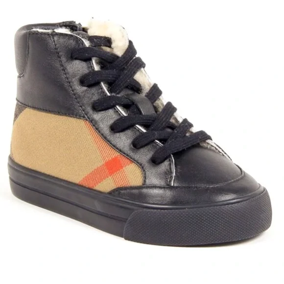 *RARE* Burberry Children Mini Haypark Sneaker - Picture 1 of 13